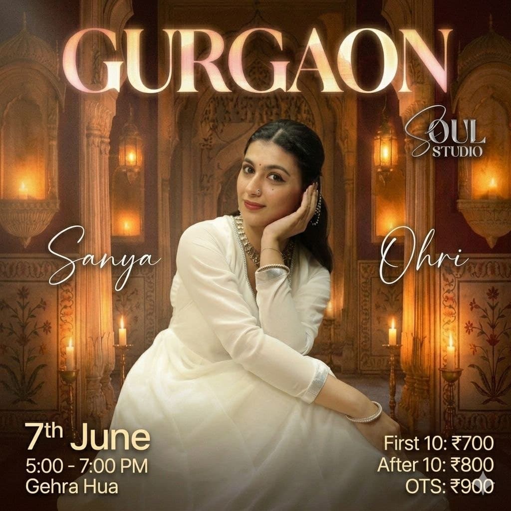 Gurgaon workshop poster