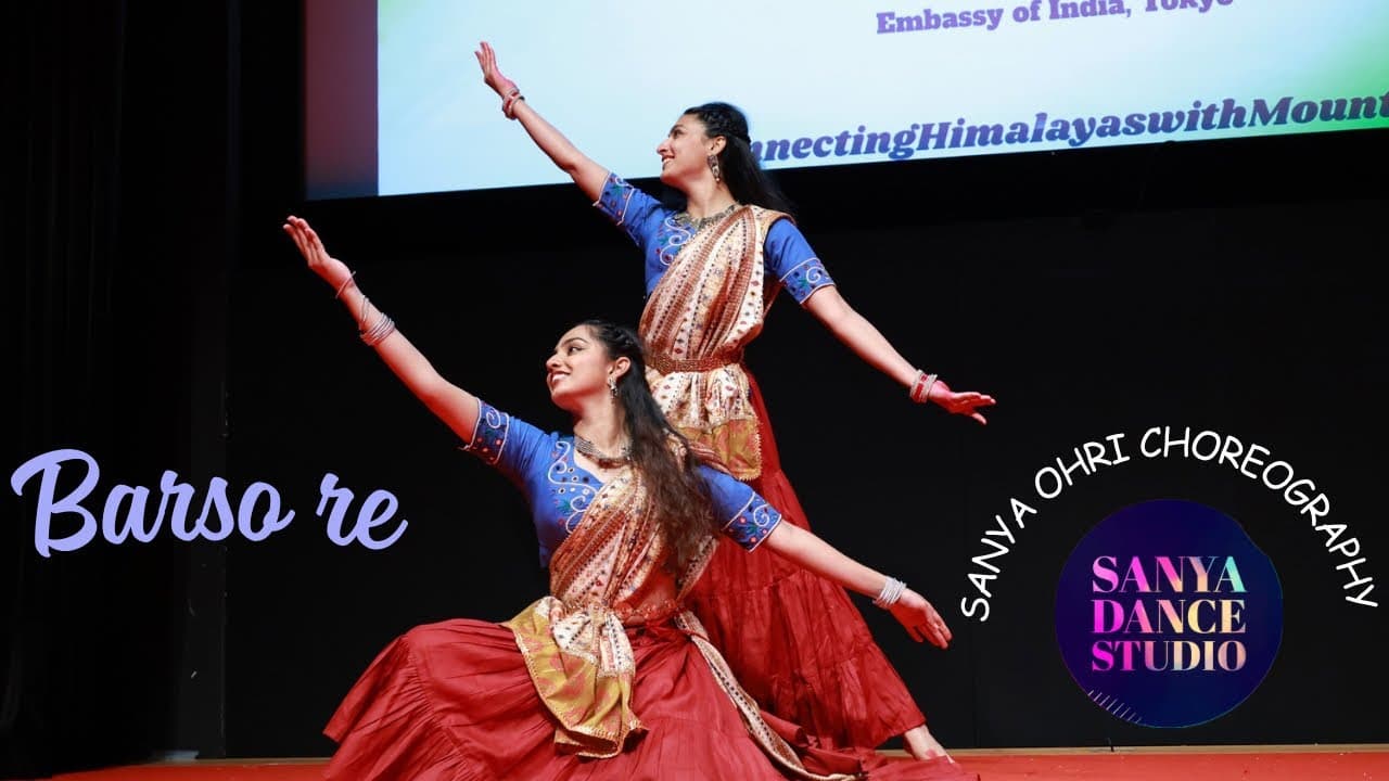 Indian Embassy — Barso Re — Bollywood semi-classical duet for the Amrit Kaal Marathon, choreographed by Sanya with Toshita Panwar, Bollywood Semi-Classical performance by Sanya Ohri